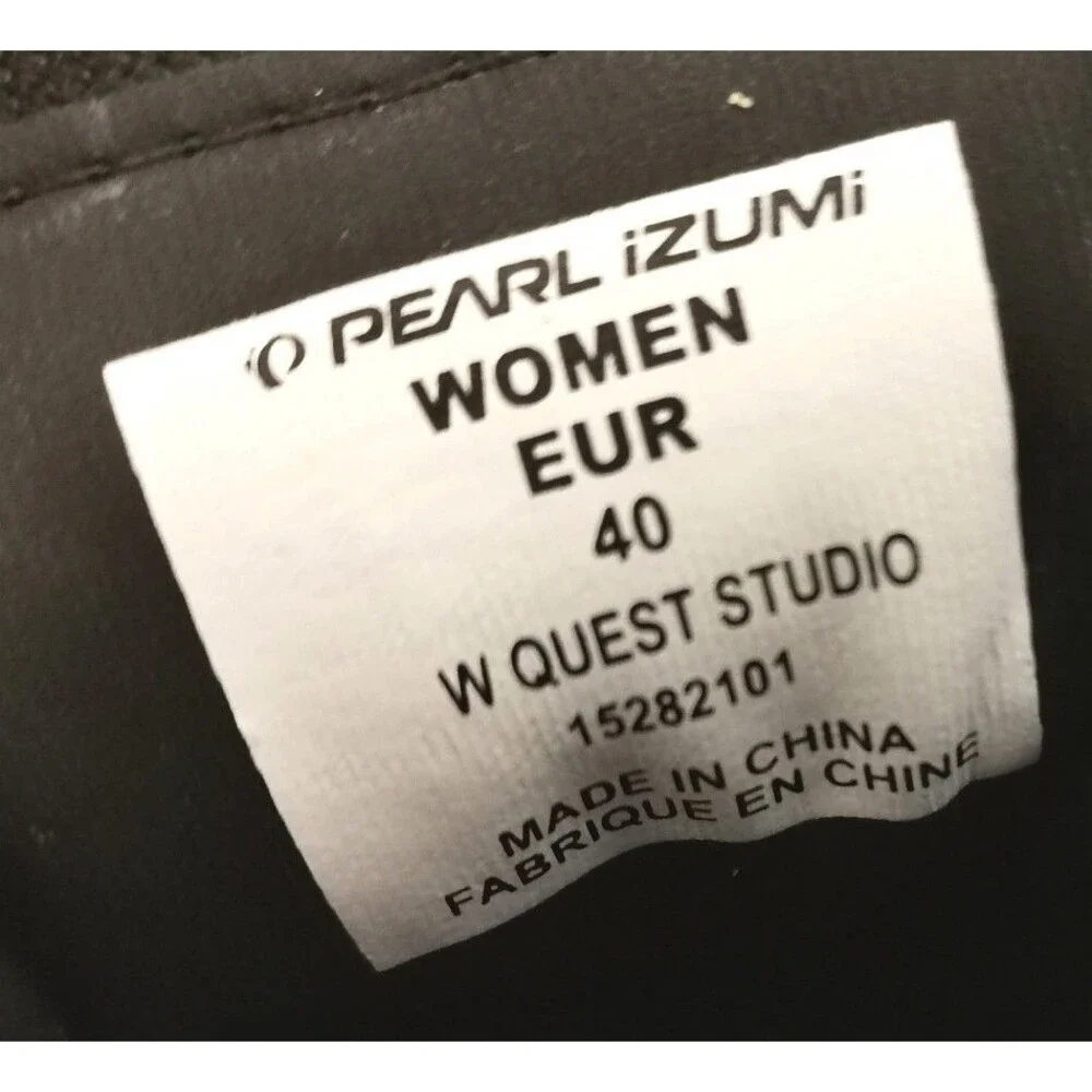 New Black Color Pearl Izumi Women Canyon Size 8.5 US /40 EU Biking Shoes Display
